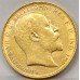AUSTRALIA 1908 . ONE 1 SOVEREIGN . MELBOURNE . GOLD